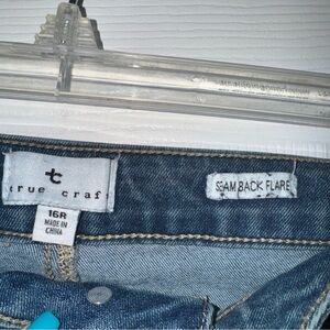 True Craft Women's Blue Flare Jeans